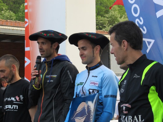 Podio Euskal Trails 2013 (Foto: Organización)